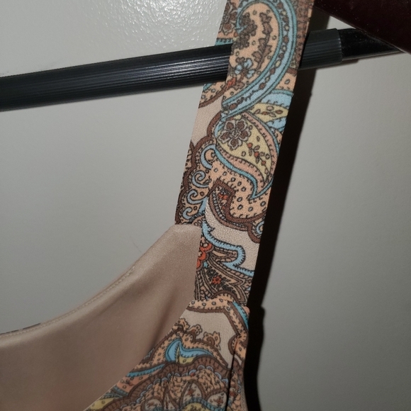 EXPRESS Paisley print layered tank dress - Picture 3 of 5